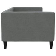 Кушетка, тъмносива, 80x200 см, плат