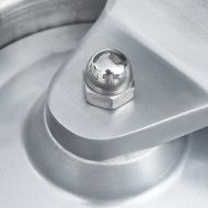 Машина преса за хамбургери 500 хартиени подложки алуминий 13 см