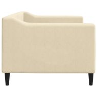 Кушетка, кремава, 80x200 см, плат