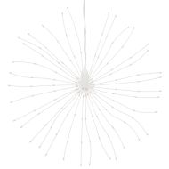 Коледни звездни светлини 140 LED студено бяло 17 см