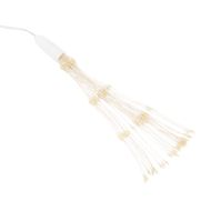 Коледни звездни светлини 140 LED студено бяло 17 см