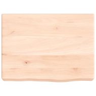 Плот за баня 40x30x(2-6) см необработено масивно дърво