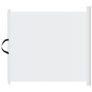 Прибираща се врата за домашни любимци, бяла, 82,5x125 см