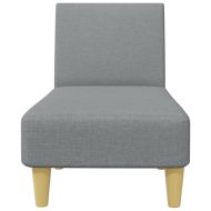 Комплект дивани 2 части светлосив текстил