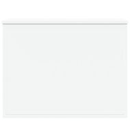 Кутия за съхранение, бяла, 60x42x46 см, инженерна дървесина