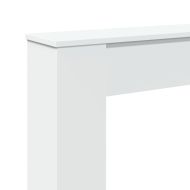 Облицовка за камина, бяла, 100x20x100 см, инженерно дърво