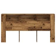 Табла за легло тип шкаф 200x18,5x102,5 см инженерна дървесина