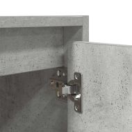 Нощни шкафчета за стенен монтаж 2 бр бетонно сиви 38x34x40 см