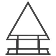 Стойка за дърва за огрев черна Студено валцувана стомана