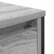 Шкаф за баня с чекмеджета сив сонома 90x34,5x60 cm