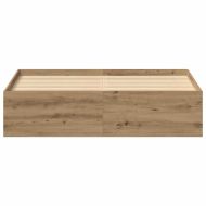 Рамка за легло без матрак дъб артизан 150x200см инженерно дърво