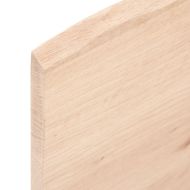 Стенен рафт 40x20x2 см необработен масивен дъб