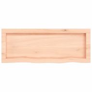 Стенен рафт, 80x30x(2-4) см, необработен масивен дъб