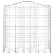 Габионни кошници арка 3 бр 200x50x200/220 см поцинковано желязо