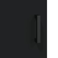 Стенни шкафове, 2 бр, черни, инженерно дърво