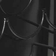 Шкаф за вино "Трактор", бял, 49x31x172 см, грубо мангово дърво