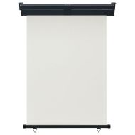 Вертикална тента за балкон, 125x250 см, кремава