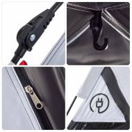 Къмпинг палатка куполна 4 души бял блекаут бързо освобождаване