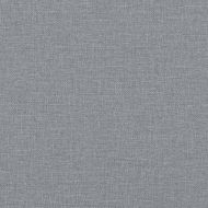 Пейка с възглавници, светлосиво, 113x64,5x75,5 см, плат