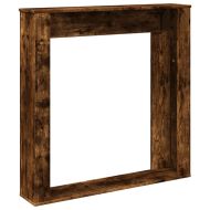Облицовка за камина опушен дъб 100x20x100 см инженерно дърво