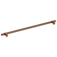 Дръжки за шкафове, 5 бр, бронз, 320 мм, неръждаема стомана