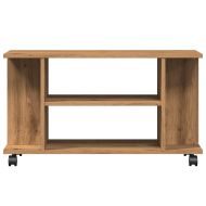 ТВ шкаф с колелца Дъб Artisan 80x40x45 cm Инженерна дървесина