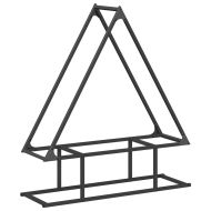 Стойка за дърва за огрев черна Студено валцувана стомана