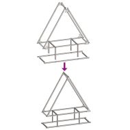 Стойка за дърва за огрев черна Студено валцувана стомана