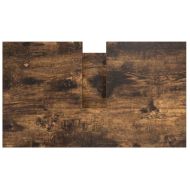 Шкаф за баня с чекмеджета опушен дъб 60x34,5x60 cm