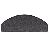 Изтривалки за стълби, 15 бр., 65x24x4 см, антрацит, полукръгли, големи