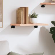 Стенен рафт 40x30x2 см необработен масивен дъб