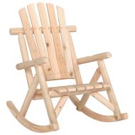 Градински лаундж комплект от 4 части, масивно дърво смърч