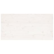 Плот за маса, бял, 110x60x2,5 см, бор масив, правоъгълен