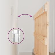 Стенна табла за спалня, 108x3x60 см, борово дърво масив