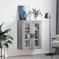 Стенен шкаф сив сонома 69,5x34x90 см