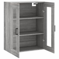 Стенен шкаф сив сонома 69,5x34x90 см