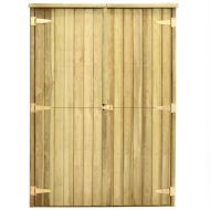 Градинска барака за инструменти, 123x50x171 см, импрегниран бор