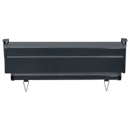 Вертикална тента за балкон, 65x250 см, кремава