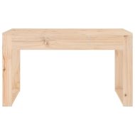 Градинска пейка, 80x38x45 см, борово дърво масив