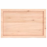 Плот за баня 80x50x(2-6) см необработено масивно дърво