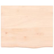 Стенен рафт, 60x50x(2-4) см, необработен масивен дъб