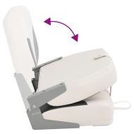 Седалка за лодка с фиксираща лента, сгъваема, 41x36x48 см