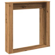 Облицовка за камина дъб артизан 100x20x100 см инженерно дърво
