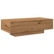 Кафе маса, дъб артизан, 100x49,5x31 см, инженерно дърво