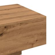 Кафе маса, дъб артизан, 100x49,5x31 см, инженерно дърво