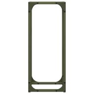 Стойка за дърва за огрев маслиненозелена