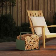 Стойка за дърва, 40x40x40 см, студеновалцувана стомана