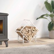 Стойка за дърва за огрев бяла Студено валцувана стомана