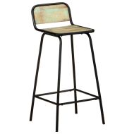 Бар столове, 2 бр, регенерирано дърво масив