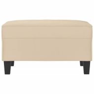 Табуретка, кремава, 70x55x41 см, плат микрофибър